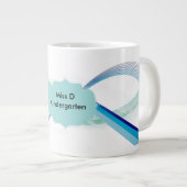 Aangepaste Abstracte koffie-Mok Grote Koffiekop (Voorkant rechts)