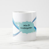 Aangepaste Abstracte koffie-Mok Grote Koffiekop (Voorkant)