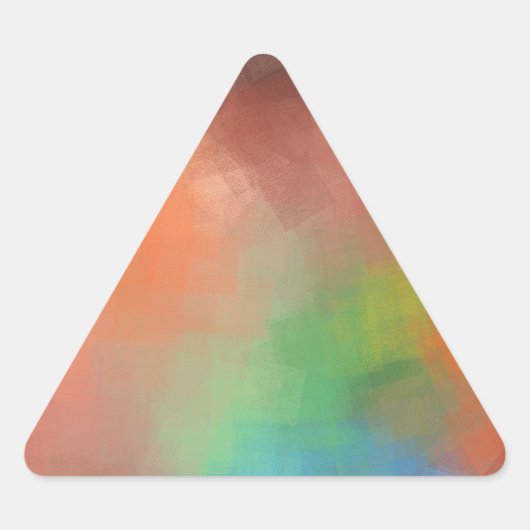 Aangepaste Abstracte Lege Sjabloon Modern Elegant Sticker (Voorkant)