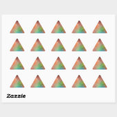 Aangepaste Abstracte Lege Sjabloon Modern Elegant Sticker (Vel)