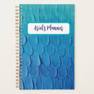 Aangepaste Abstracte Onderwater Blauwe Ombre Zeeme Planner