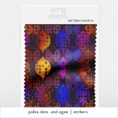 Aangepaste Abstracte Patroon Dot Wavy Paarse Blauw Deurmat