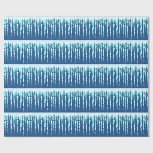 Aangepaste abstracte pictogrammen cadeaupapier (Vlak)