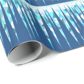 Aangepaste abstracte pictogrammen cadeaupapier (Rol Hoek)