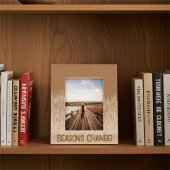 Aangepaste Abstracte seizoenen geëtst Afbeelding L Gegraveerde Lijstjes