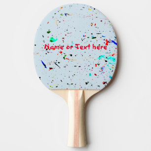 Aangepaste abstracte tekenverf tafeltennisbatje