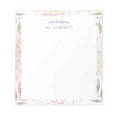 Aangepaste abstracte Waterverf-laptop Notitieblok (Voorkant)