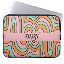 Aangepaste Abstracte wavy lijnen met oprolmechanis