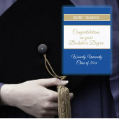 Aangepaste academische titel voor bachelor kaart