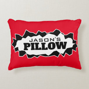 Aangepaste accentuleuven met vreemd gat accent kussen