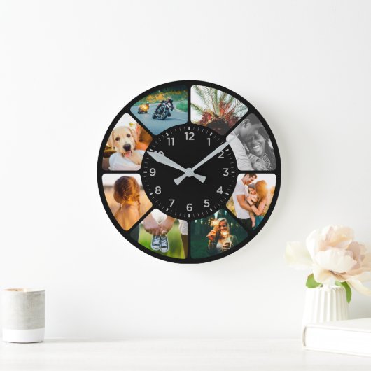 Aangepaste acht gewonde foto's grote klok (Huis)