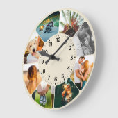 Aangepaste acht gewonde foto's grote klok (Hoek)