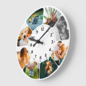 Aangepaste acht gewonde foto's grote klok (Hoek)