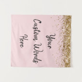 Aangepaste achtergrond Aangepaste foto Prop Blush Wandkleed (Voorkant (horizontaal))