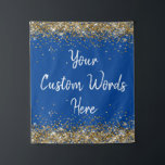 Aangepaste achtergrond Birthday Party Foto Booth B Wandkleed<br><div class="desc">Aangepaste achtergrond voor fotocabine,  Sparkle Birthday Twinkle 15th 18th,  Glitter Anniversary Sweet 16 16th,  gepersonaliseerd 30th 21st 25th 35th,  vrijgezellenfeest hen do Weekend,  huwelijksnacht Cobalt man Prop,  Son man Boy Bachelorette Party,  Quinceanera 40th 50th 60th 70th,  20th Vo Vernieuwing afstuderen 10th,  afstudeerder 45th Blue White Gold</div>