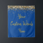 Aangepaste achtergrond Birthday Party Foto Booth B Wandkleed<br><div class="desc">aangepaste achtergrond voor fotografie,  dubbelglitter achtergrond voor verjaardagsdag,  vrijgezellenfeest achtergrond in weekend,  brute trouwfoto's achtergrond,  zoete 16 quinceanera 40th 50th,  sparkle backdrop voor verjaardagsfeest,  gepersonaliseerd 30th 21th 16th 15th,  25th 15th vijftieners first,  verjaardagsachtergrond blauw goud ,  man zoon man man</div>