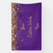 Aangepaste achtergrond Birthday Party Foto Prop Pa Spandoek (Verticaal)