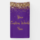 Aangepaste achtergrond Birthday Party Foto Prop Pa Spandoek (Verticaal)