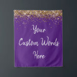 Aangepaste achtergrond Birthday Party Photo Booth  Wandkleed<br><div class="desc">Aangepaste achtergrond voor fotocabine,  twinkle glitter achtergrond voor jubileum,  vrijgezellenfeest achtergrond hen weekend,  bruiloft fotocabine achtergrond sparkly,  Sweet 16 quinceanera 40th 50th,  sprankelende achtergrond voor verjaardagsfeest,  gepersonaliseerd 30th 21st 16th 15th,  25th fifteen sixteen 25th first,  jubileum achtergrond Royal paarse witgoud,  Prop son boy man man</div>