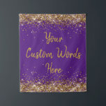 Aangepaste achtergrond Birthday Party Photo Booth  Wandkleed<br><div class="desc">Aangepaste achtergrond voor fotocabine,  verjaardagsfeestje twinkle 15th 18th,  glitter anniversary sweet 16 16th,  gepersonaliseerde 30th 21st 25th 35th,  vrijgezellenfeest hen doen bruiloft,  jongenszoon man man dochter,  meisje vrouw prop bachelorette sparkle,  quinceanera 40th 50th 60th 70th,  bruid sparkly gelofte vernieuwing afstuderen,  10th afstudeerder Royal paarse goud</div>