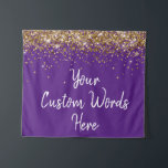 Aangepaste achtergrond Birthday Party Photo Booth  Wandkleed<br><div class="desc">Aangepaste achtergrond voor fotocabine,  Sparkle Birthday Twinkle 15th 18th,  Glitter Anniversary Sweet 16 16th,  gepersonaliseerd 30th 21st 25th 35th,  vrijgezellenfeest hen do Weekend,  huwelijksnacht Sparkly Dochter Son,  Boho Bach Prop Bachelorette Party,  Quinceanera 40th 50th 60th 70th,  20th VoW Vernieuwing afstuderen afstudeerder,  Meisje Boy paarse Wit Goud</div>
