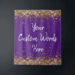 Aangepaste achtergrond Birthday Party Photo Booth  Wandkleed<br><div class="desc">Aangepaste achtergrond voor fotocabine,  verjaardagsfeestje twinkle 15th 18th,  glitter anniversary sweet 16 16th,  gepersonaliseerde 30th 21st 25th 35th,  vrijgezellenfeest hen doen bruiloft,  jongenszoon man man dochter,  meisje vrouw prop bachelorette sparkle,  quinceanera 40th 50th 60th 70th,  bruid sparkly gelofte vernieuwing afstuderen,  10th afstudeerder paarse witgoud</div>