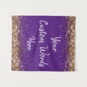 Aangepaste achtergrond Birthday Party Photo Booth  Wandkleed (Voorkant (horizontaal))