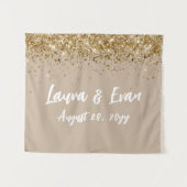 Aangepaste achtergrond Bruiloft Fotocabine Zand Ta Wandkleed (Voorkant (horizontaal))