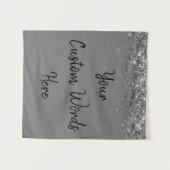 Aangepaste achtergrond Jubileum Foto Booth Gray Gr Wandkleed (Voorkant (horizontaal))