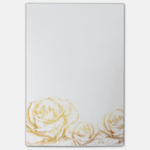 Aangepaste achtergrond  Rozen Floral Faux Gold