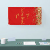 Aangepaste achtergrond verjaardagsfeest foto prop  spandoek (Beurs)