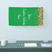 Aangepaste achtergrond Verjaardagsfeestje Foto Gro Spandoek (Beurs)