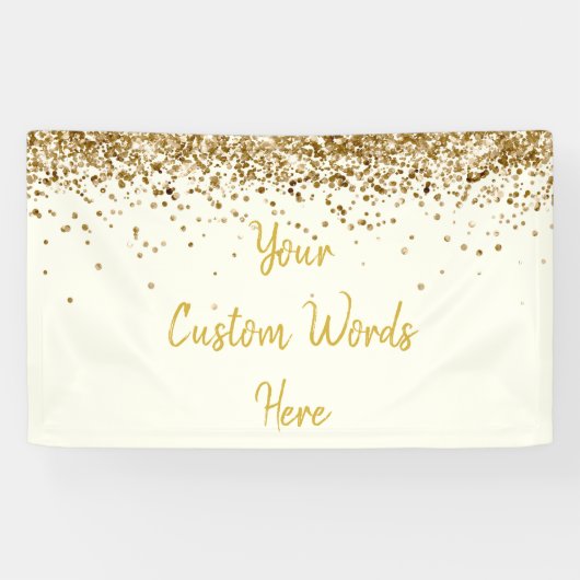 Aangepaste achtergrond Verjaardagsfeestje Foto Pro Spandoek (Horizontaal)