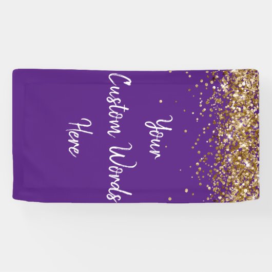 Aangepaste achtergrond verjaardagsfeestje foto pro spandoek (Horizontaal)