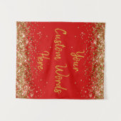 Aangepaste achtergrond verjaardagsfeestje fotocabi wandkleed (Voorkant (horizontaal))