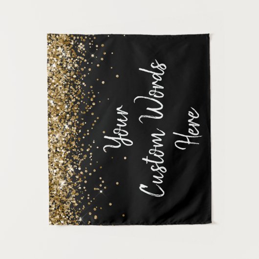 Aangepaste achtergrond verjaardagsfeestje fotocabi wandkleed (Voorkant)