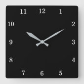 Aangepaste achtergrondkleur Aangepaste wandklok (Voorkant)