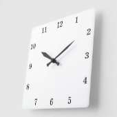 Aangepaste achtergrondkleur Aangepaste wandklok (Hoek)