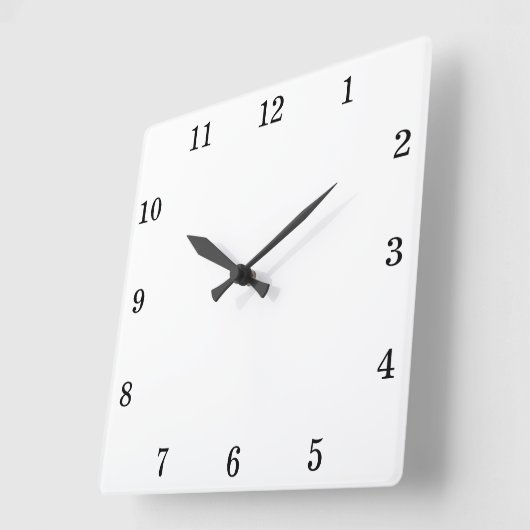 Aangepaste achtergrondkleur Aangepaste wandklok (Hoek)