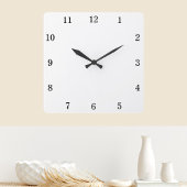 Aangepaste achtergrondkleur Aangepaste wandklok