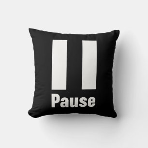 Aangepaste achtergrondkleur pauzeren kussen