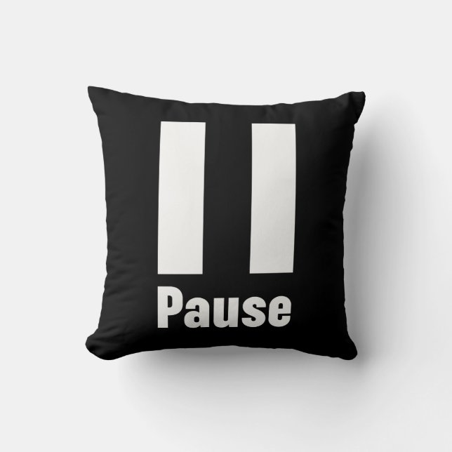 Aangepaste achtergrondkleur pauzeren kussen (Voorkant)