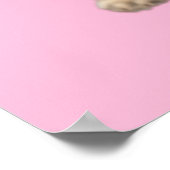 Aangepaste achtergrondkleur pugeren poster (Hoek)