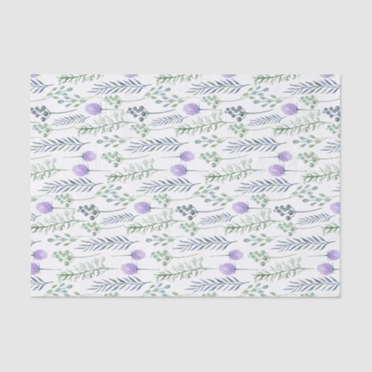 Aangepaste achtergrondkleur Waterverf kruiden plak Tissuepapier (Voorkant)