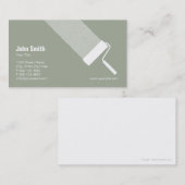 Aangepaste achtergrondverfcontractant visitekaartje (Voorkant / Achterkant)