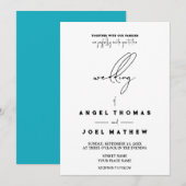 Aangepaste achterkant FOTObetekenisTrouwkaart Kaart (Voorkant / Achterkant)