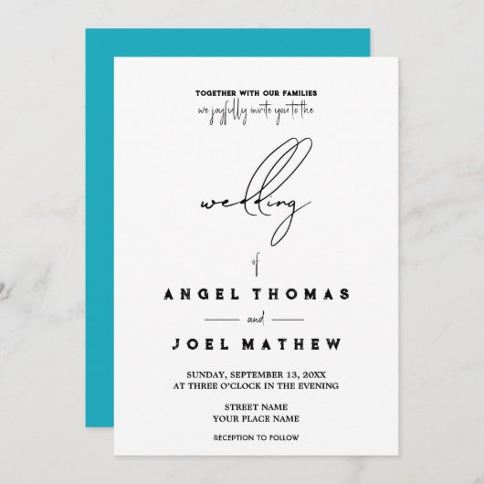 Aangepaste achterkant FOTObetekenisTrouwkaart Kaart (Voorkant / Achterkant)