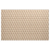 Aangepaste achterkleur Schattige Saw Whet Owl Bird Stof (Fat Quarter)
