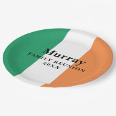 Aangepaste achternaam Irish Family Reunion Paper B Papieren Bordje (Gekanteld)