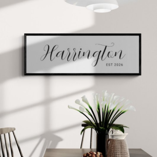 Aangepaste achternaam Print Nieuwe Home Owners Gif